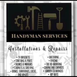 Handy man services

We also supply the services below

plastering 
painting & decorating 
tiling
gardening/landscaping 
fencing
Turfing 
patios
laminate 
handy man 
regular cleaning services
van removals 
carpet cleaning 
electrician 
media wall
fitted wardrobe 
wallpapering

Please call/message on 07956265890

Rabz