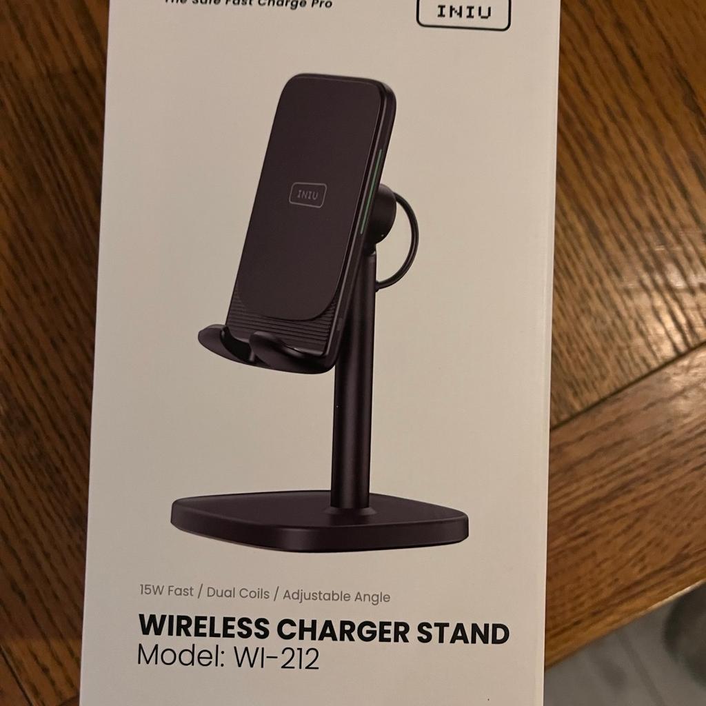 INIU 2 in1 Wireless Charger & Phone Stand, 15W Fast Wireless Charging Adjustable Desk Holder with Sleep-friendly Adaptive Indicator Support For iPhone 14 13 12 11 Pro mini Max XR Samsung Google LG etc

For【iPhone】Apple iPhone 14, iPhone14 plus, iPhone14 pro, iPhone 14 pro max, iPhone 13, iPhone 13 Pro, iPhone 13 Pro Max, iPhone 13 mini, iPhone 12, iPhone 12 Pro, iPhone 12 Pro Max, iPhone 12 mini, iPhone 11, iPhone 11 Pro, iPhone 11 Pro Max, iPhone SE 2 gen, iPhone X, iPhone XS, iPhone XS Max, iPhone XR, iPhone 8, iPhone 8 Plus; 【SAMSUNG】Samsung galaxy S23 Ultra / S23 / S23+ /Samsung galaxy S22 Ultra / S22 / S22+ / S21 Ultra /S21+ / S21 / S20 Ultra / S20+ / Z Flip / S10 / S10+ / Note20 / Ultra / Note10 / Note10+ / Note9 / S9 / S9+ / Note 8 / S8 / S8+ / S7 Edge / S7 / Note5 / S6 ;【Pixel】and other Wireless Charging-Enabled Phones, For ALL wireless charge-enabled devices like cellphones [iPhone, Samsung, Google, Huawei, Xiaomi, LG etc.