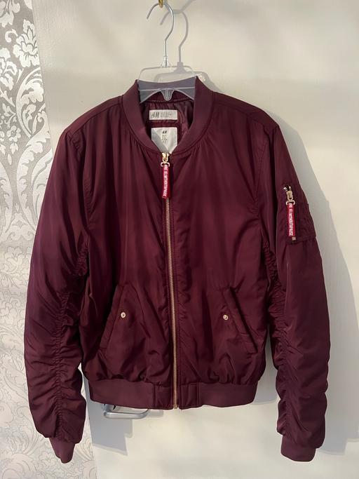 Buy & Sell South West London West Brompton - South West London - Photos for Womens H&M Bomber Jacket Size 170 Cm Uk 6