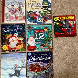 Used. Excellent condition.

7 Christmas themed paper back children’s books.

** one book has personal greeting written on the front page as shown **