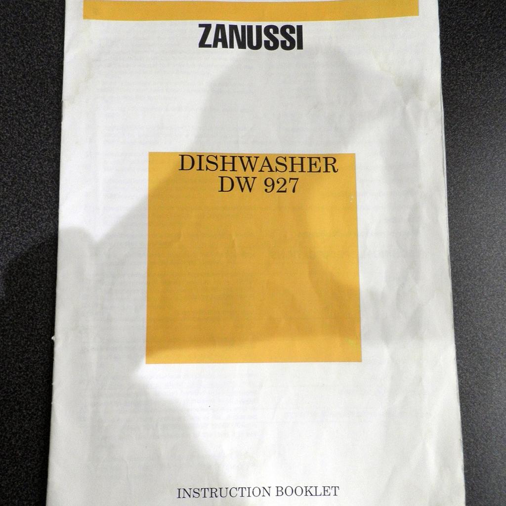 ZANUSSI DW927 DISHWASHER (PARTS ONLY) in NG15 Ashfield for £16.49 for