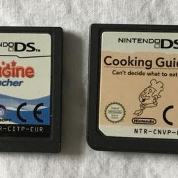 2x games, cartridges only
Cooking Guide & Imagine Teacher

From a smoke and pet free home