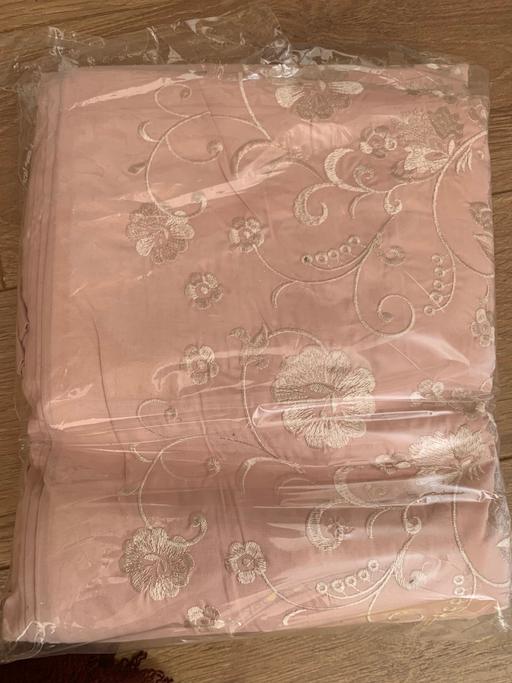 Buy & Sell West Yorkshire Leeds - Photos for Baby pink embroidered curtains