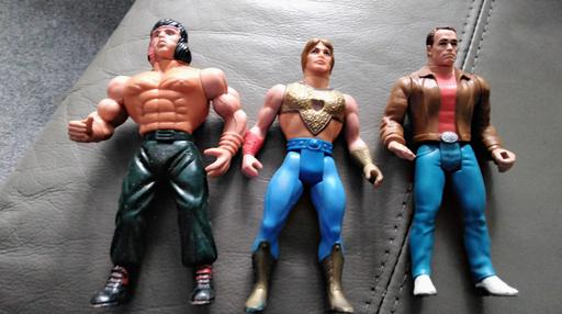 Buy & Sell West Midlands Birmingham - Photos for 3 vintage action figures schwarzenegger rambo