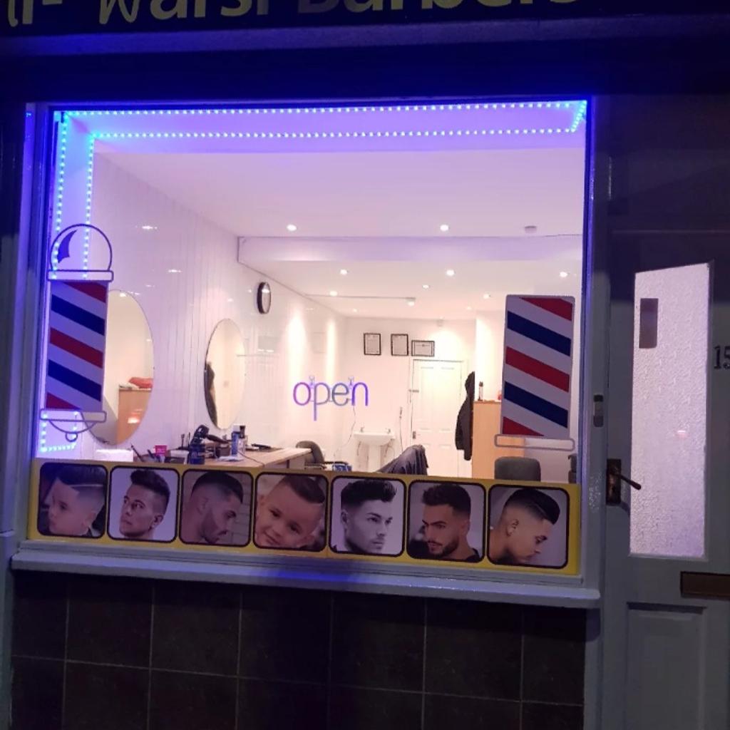 New barbers shop
Al- Warsi Barbers
15 New Hall Lane PR1 5NU.
Open till 6pm Monday to Saturday.
Closed on Wednesday,
Sunday open till 5pm.
Haircut Prices start from £7, skin fades £10. children under 10yrs £6.