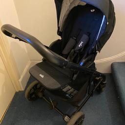 Joie travel set black/grey
Pram, car seat and isofix (including rain cover)
Good condition has been used but all works fine and no damage
Easy to change the seat from car seat to pram chair, isofix clicks in easy with standing leg
Easy to collapse pram
Use from newborn
From a pet and smoke free home 