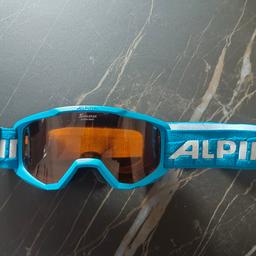 Sehr gut erhaltene Kinder Skibrille Alpina