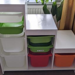 Ikea trofast storage with baskets. From a smoke free home.
