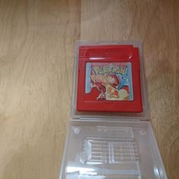 Pokemon red for gameboy it's been tested and works fine. Sticker on front a bit worn though, collection only.