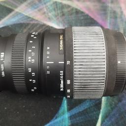 Obiettivo Sigma Dg 70-300mm 1:4 5.6 NIKON.

Tutto come da foto. Utilizzato su una macchina Nikon D3300 con 2264 scatti (in vendita).