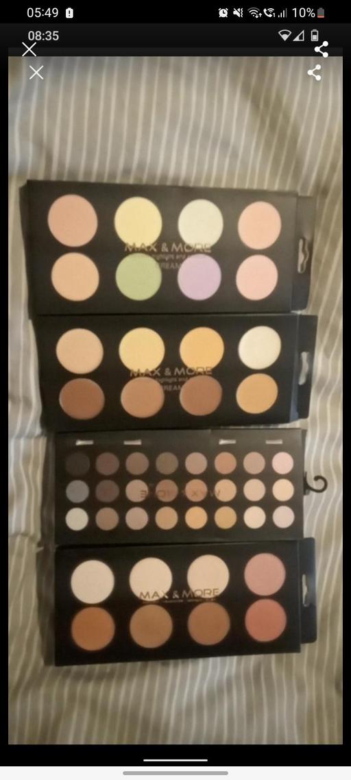Buy & Sell West Midlands Sandwell - Photos for joblot of 4 large makeup pallettes new