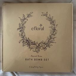 efloral bath bomb set

9 pieces 

Ideal Mother’s Day gift

New and sealed