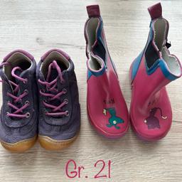 Babyschuhe Schuhe Mädchen Gr. 21
Preis pro Paar Schuhe 
Versand gegen Aufpreis möglich. 
Keine Garantie und kein Umtauschrecht!