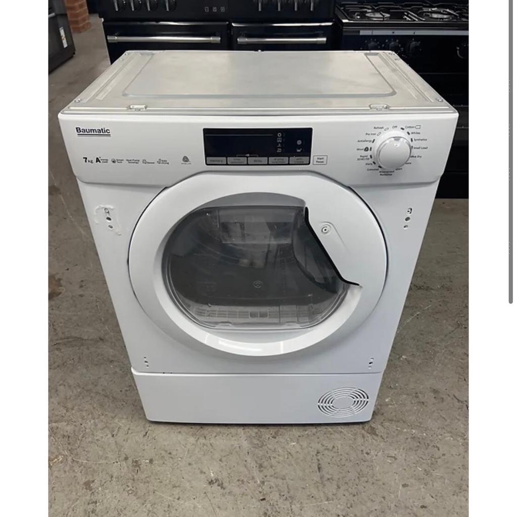 106) BAUMATIC INTEGRATED 7KG HEAT PUMP DRYER in Wv10 9ds Wolverhampton