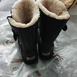 ladies kensington ugg boots waterproof, size 5, fleece inside