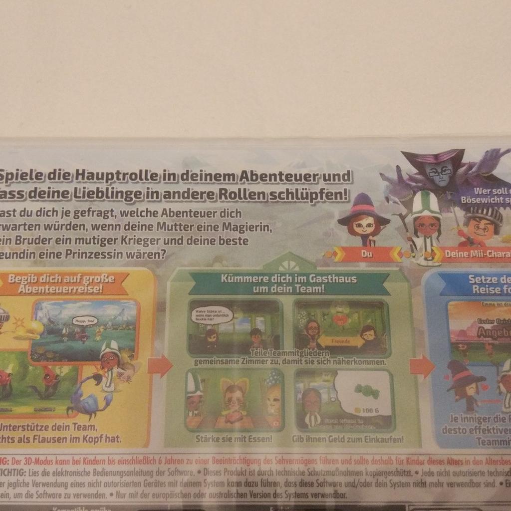Miitopia Spiel für Nintendo 3DS 2DS DS XL Neu Verpackt in Original Folie ! - FESTPREIS 40€ - Kein Tauschen - VERSAND +5€