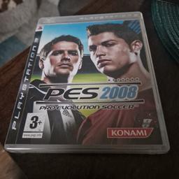 very good condition pes 2008 ps3 game