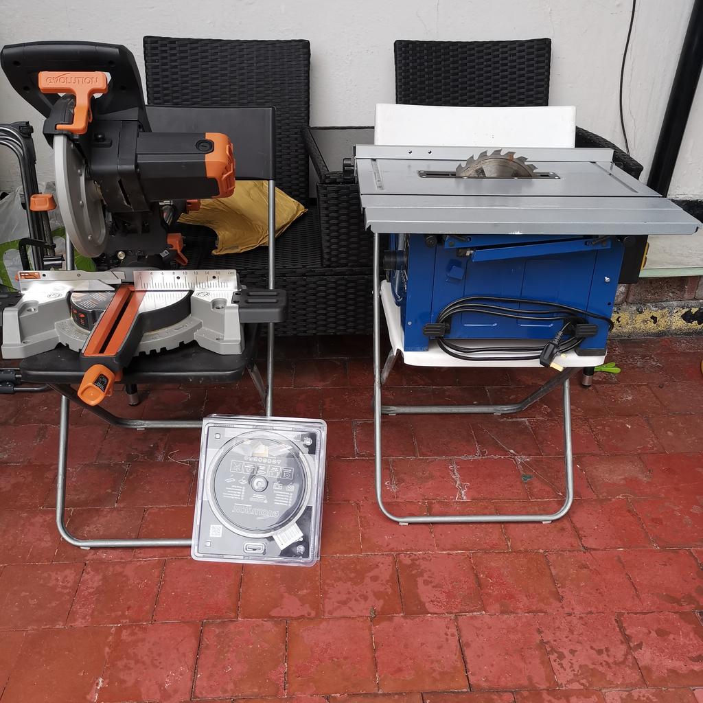 Evolution Mitre Saw + Scheppach Table saw in RM6 Redbridge for £200.00