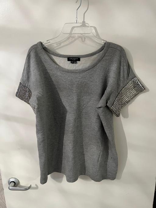 Buy & Sell South West London West Brompton - South West London - Photos for Gryphon New York Embellished Sleeves Blouse