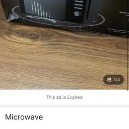 Selling for my daughter new Black microwave not moving have to sell need room