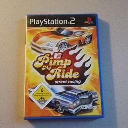 Verkaufe PS2 Pimp My Ride Street Racing in sehr gutem Zustand.