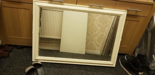  — Lovely Large White Mirror Good Condition Can
