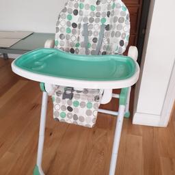 cuggl highchair
the cover is worn so some damage, been washed 
overall highchair in good condition, still functional