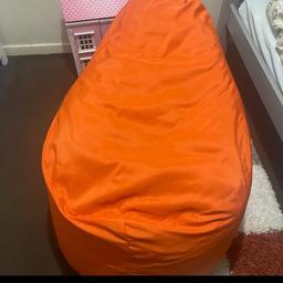 Beanbag. Extra large bean bag orange colour. Collect WS3 1HY. Please see my other items.