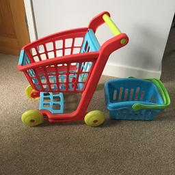 As New Child’s Trolley & Basket.