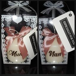 mum or nan boxed candles , collection from S2