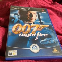 James Bond game for the above booklet cd inside complete as it was bought no offers posting or dd cash on collection pet n smoke free home