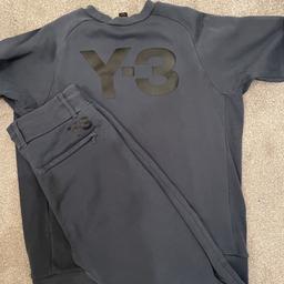 Genuine Men’s Adidas Y-3 tracksuit
Large jumper
Small joggers
Cost around £300 from flannels