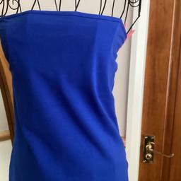 Strapless top
Size 12
Royal blue
Inner lining over bust
Elasticated top
95% cotton 5% elasane
From papaya