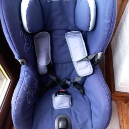 used but still very safe and functions. pull two side grey handles for chair to rotate so easyer to put child in seat. Nice seat ideal for the time between travelsystem car seat and sit up seat. collection asap