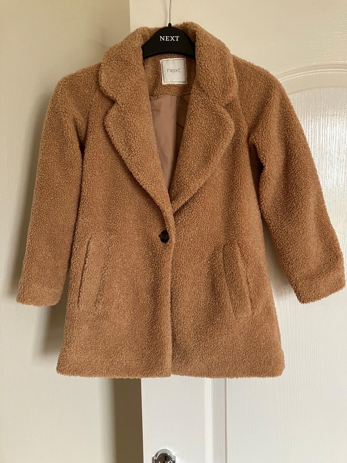 Next girls hot sale teddy coat