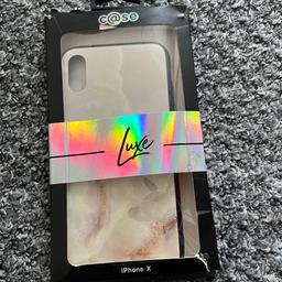 Brand new C@se Lux iPhone X Case - Natural Marble