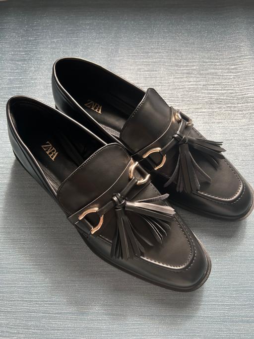 Buy & Sell North London East Finchley - North London - Photos for New ZARA Womens Black Tassel Loafers - UK 7