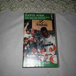 Verkaufe SK Rapid Wien VHS - Der Weg ins Finale in sehr gutem Zustand.