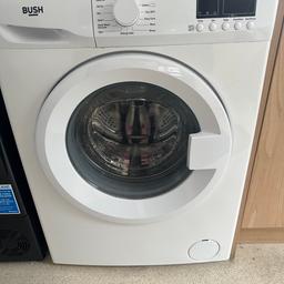 Bush 9kg washing machine in good condition. 18 months old. Only reason for sale I have bought a black one to match rest of kitchen need gone today. I do not have room to store it when the new one arrives the powder tray will need a clean. Unfortunately I do not have time to do this I’m looking for £80 ideal pick up today around 4.30 any questions please feel free to ask also please see pictures and thank you for looking