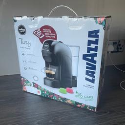 New Coffee Machine, please note shows black image on box buts says white on sticker, if serious about purchasing, will open to check colour, thank you