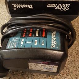 Makita 18v  G series charger with battery both in good usable condition, cash on collection.