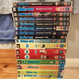FAMILY GUY BOX SETS SEASON 1-SEASON 16 + 1 SPECIAL.
COLLECTION ONLY