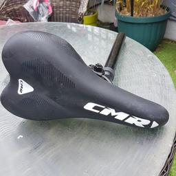 bicycle saddle with stem new 
collect only