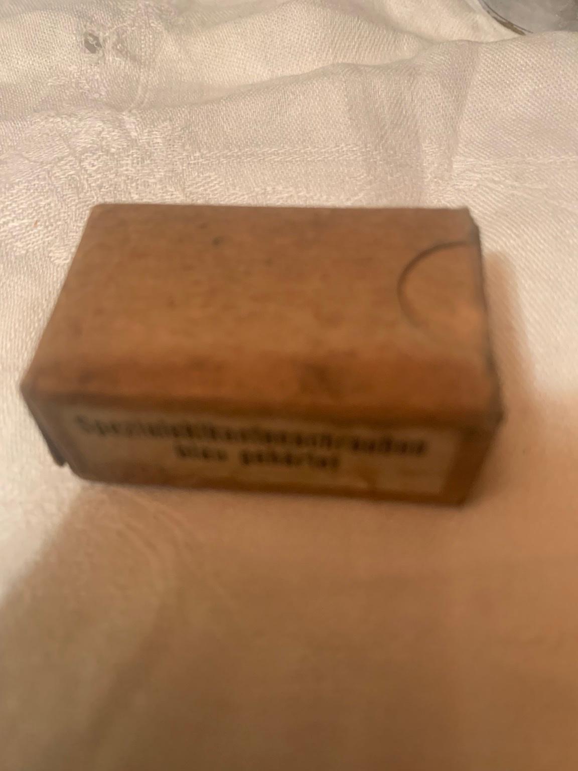 Kleine Lackierte Holz-Schachtel Für Spielwerk Mit Handkurbel – Zum Selbstbestücken Mit Musikmechanismus