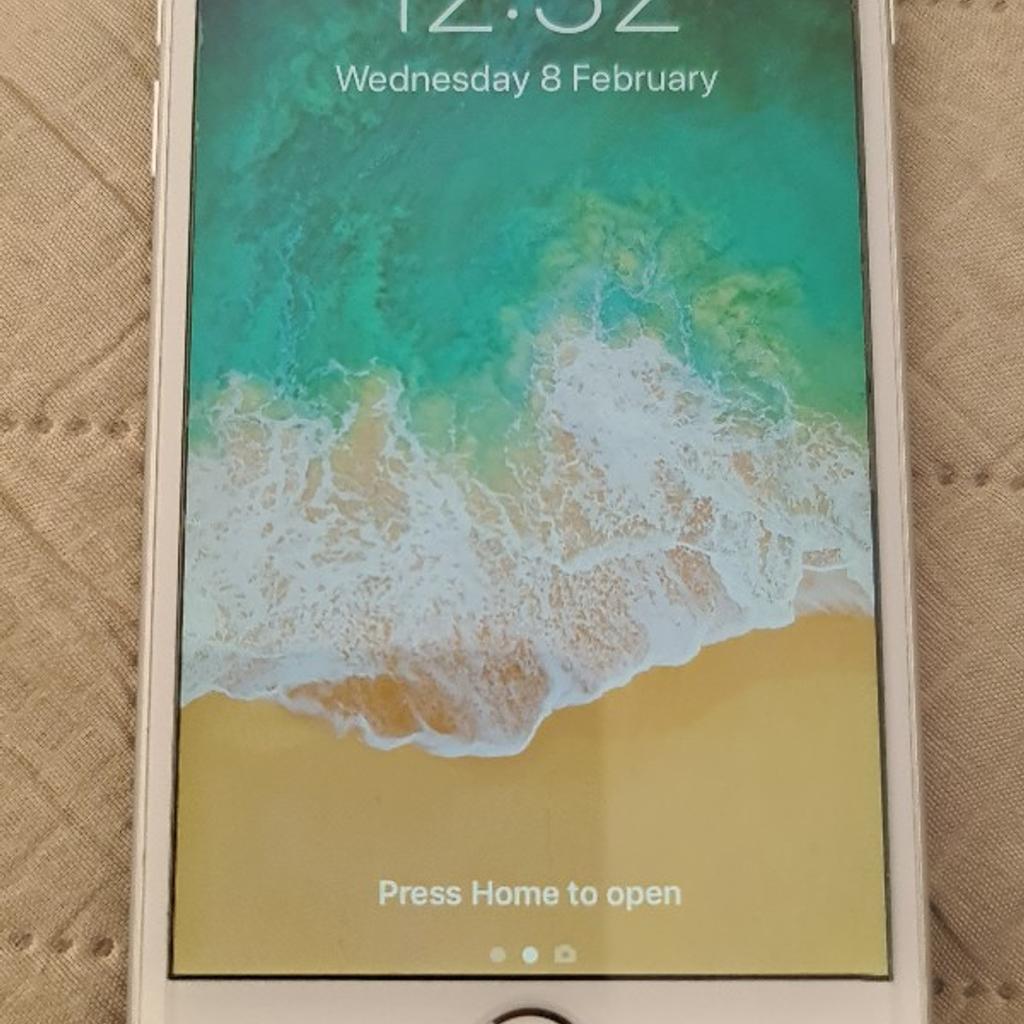 This is a used iPhone 6 16GB in Silver.

It is just the phone only.

No boxes
No cable
No wall plug adapter
No headphones

NO SWAP
NO TIME WASTERS
NO OFFERS