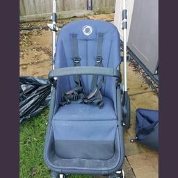 Bugaboo 231110NV01 Cameleon 3 Pushchair - Navy Blue with accessories.

Clear raincover
Sun umbrella
Foot muff
Cup holder
Excellent condition
Pram cot
Toddler seat
Compartment underneath

Was originally £999.00 when bought, reasonable offers accepted.

Please let me know in advance when you can come to view it.
please get in touch.