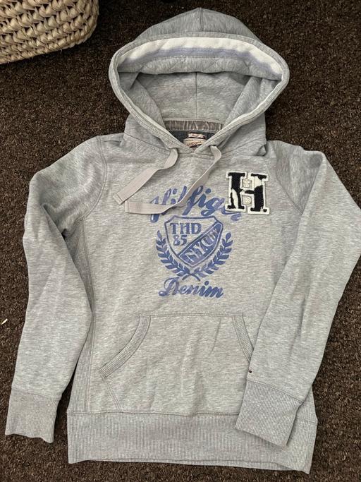 Buy & Sell East London Redbridge - Photos for TOMMY HILFIGER GREY HOODIE JUMPER TOP