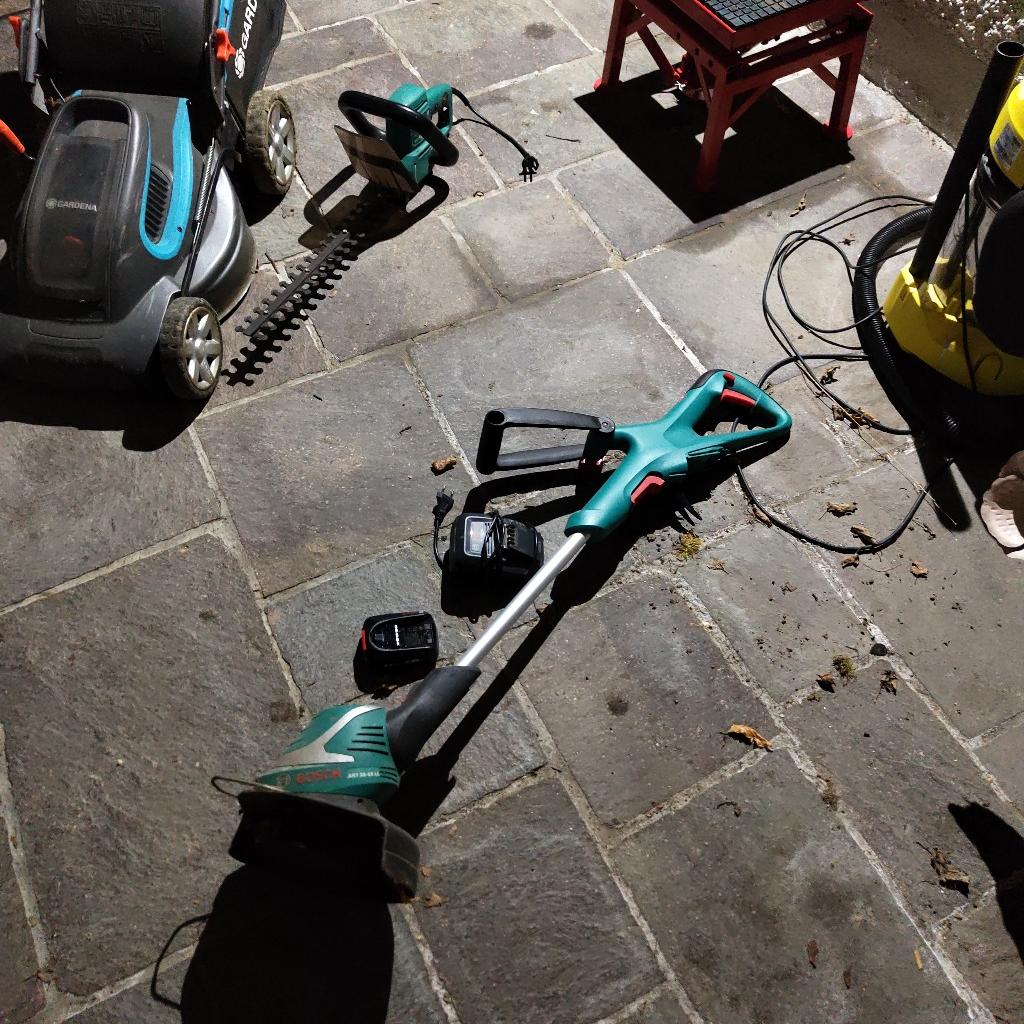 Bosch Akku Rasentrimmer Sense mit Akku in 6923 Marktgemeinde Lauterach