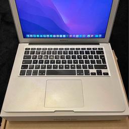 Apple MacBook Air 2015 
Intel Core i5 
8Gb Ram 
128Gb SSD 
13"

Running the latest Monterey OS and with charger

Collection from Leeds
Delivery Available 

Thanks