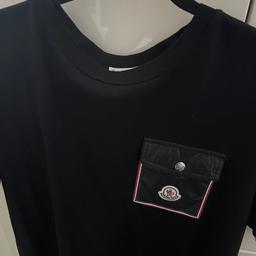 Moncler pocket T-shirt like new worn twice size medium #payed £290 want 140 or make a offer like new pick up summerhill park L14